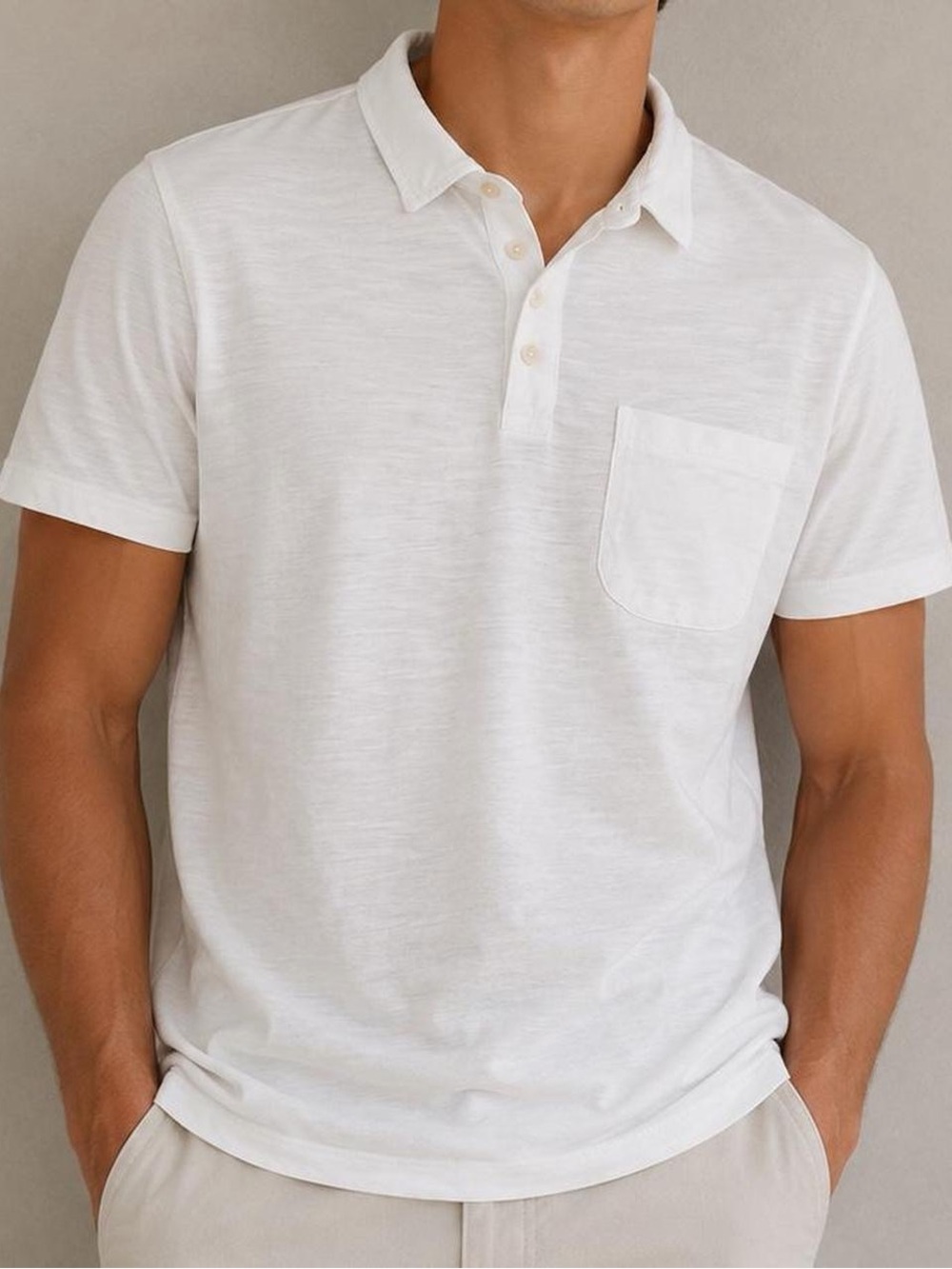Goodfellow & Co Men's Slub Cotton Polo Shirt - Size S